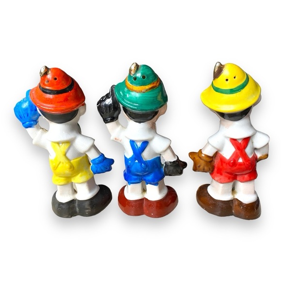 Vintage Pinocchio Disney Salt & Pepper Shakers Lot of 3 - Picture 2 of 4